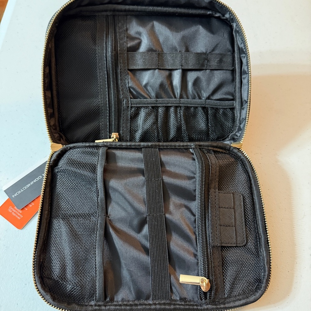 French Connection - Black Professional Travel Pouch - New With Tags - Picture 7 of 8